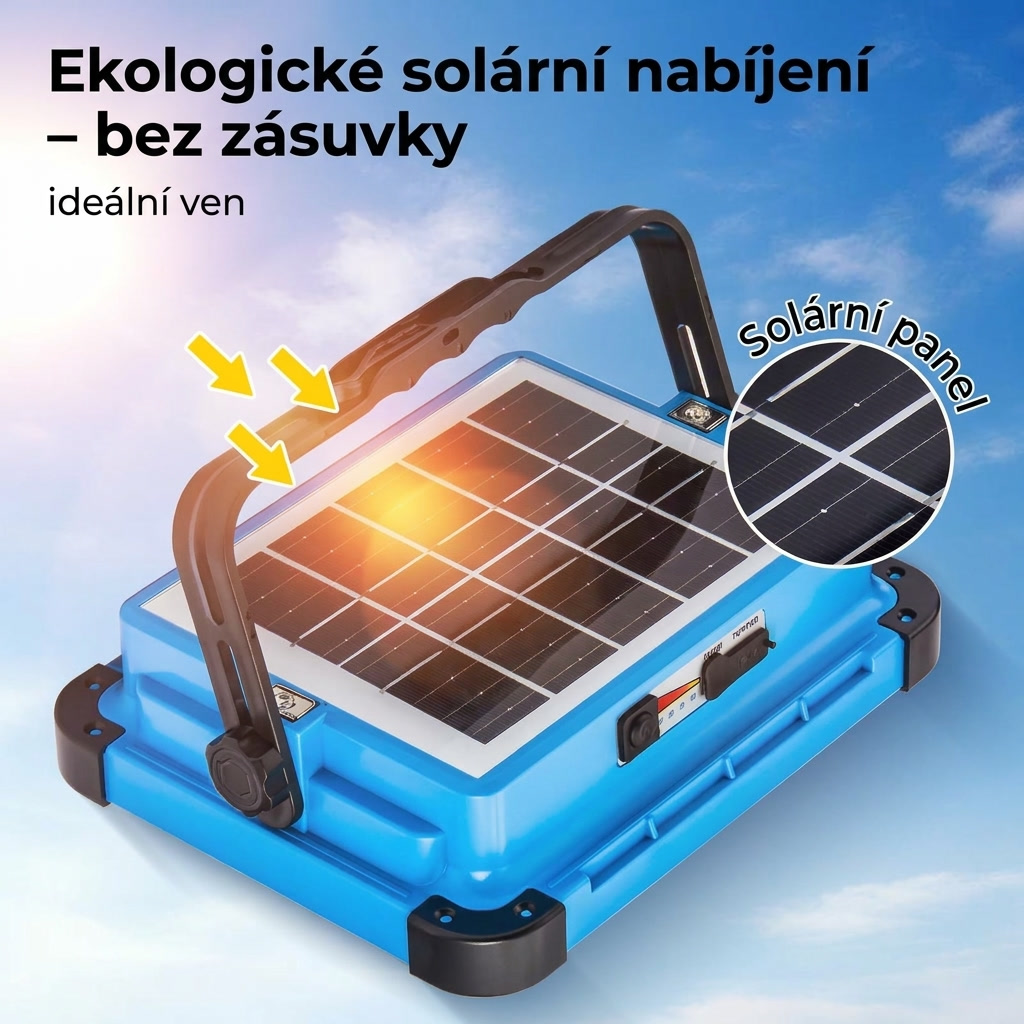 Solvira™ — Solární LED pracovní světlo (288 LED)