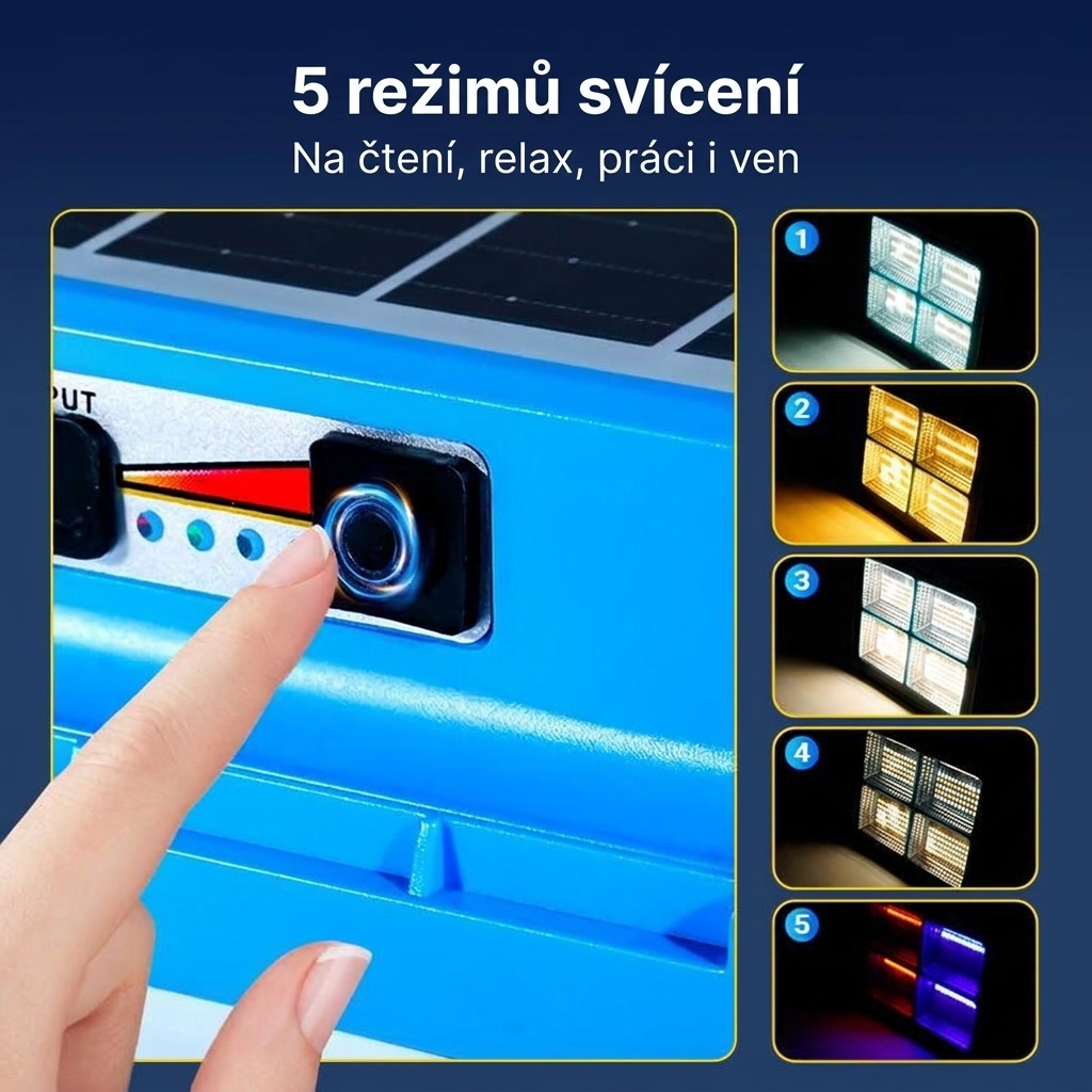 Solvira™ — Solární LED pracovní světlo (288 LED)