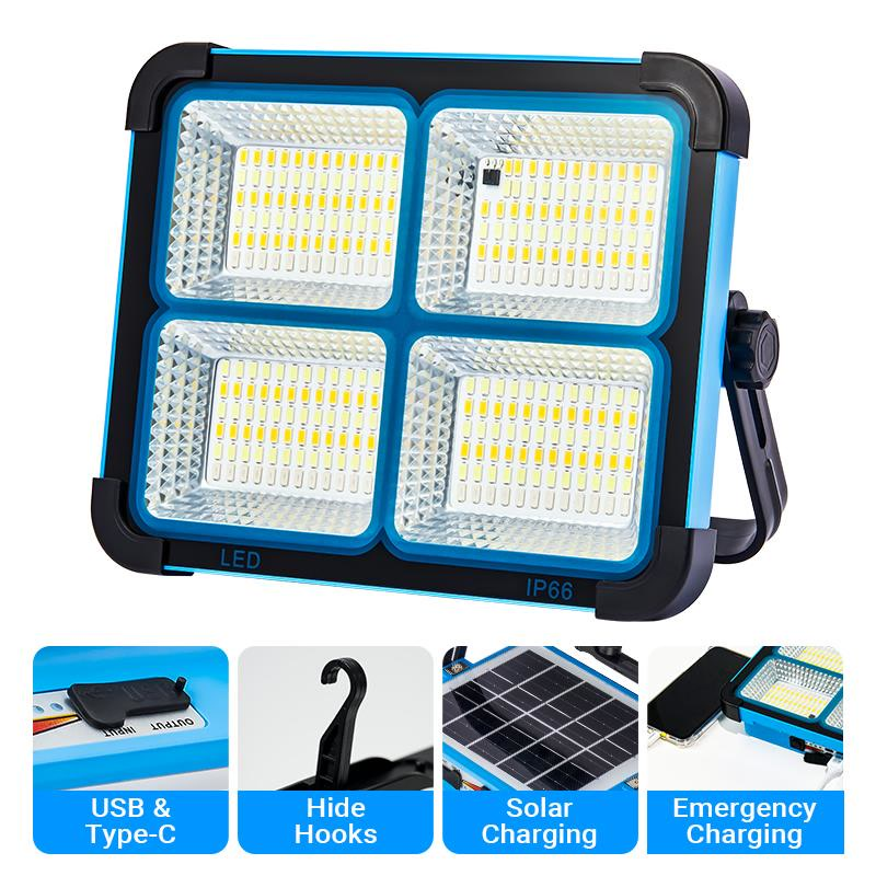 Solvira™ — Solární LED pracovní světlo (288 LED)